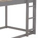 preview thumbnail 15 of 28, House Bed Design Twin over Twin Low Bunk Bed, House Bed with Ladder