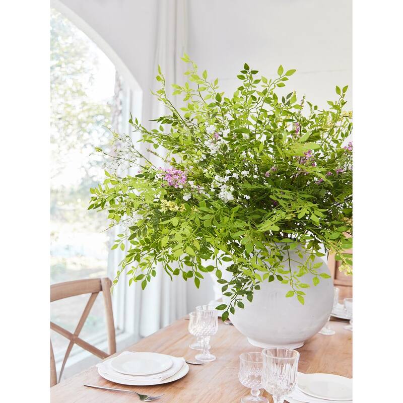 12pcs 44inch Fake Flowers Home Decor Faux Greenery Stems Branches for Vase Artificial Flowers