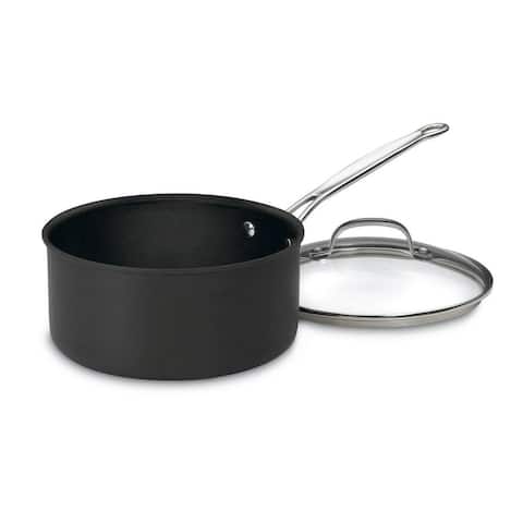 Cuisinart 6193-20 Chef's Classic Nonstick Hard-Anodized 3-Quart Saucepan with Lid