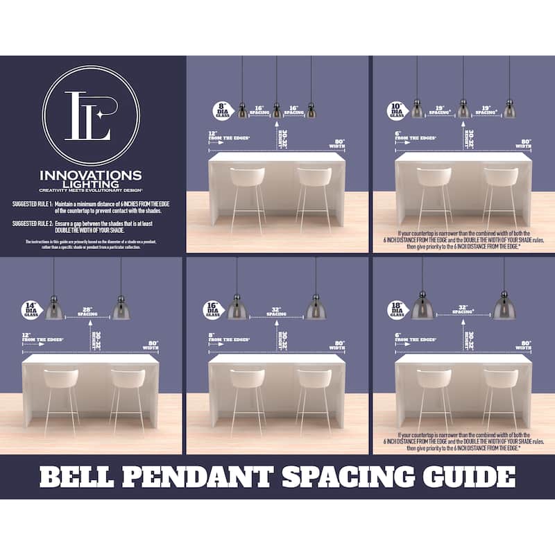 Innovations Lighting Franklin Restoration Bell - 1 Light 5" Stem Hung Mini Pendant