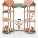 preview thumbnail 1 of 4, Kids Wooden Dollhouse Aged 3-8 w/ 32PCS Furniture Accessories Kids