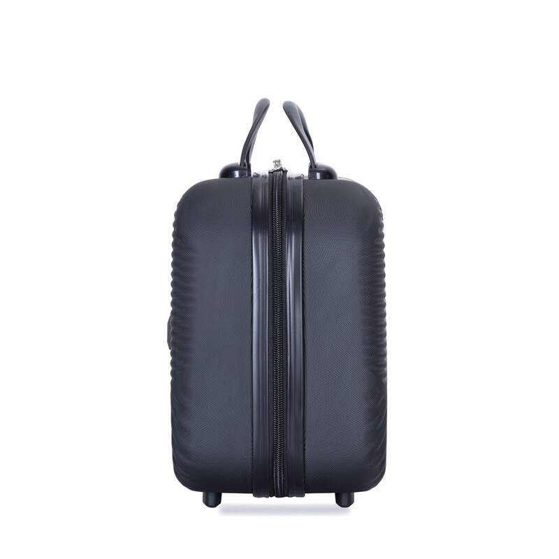 Carry On Luggage Set 4 Piece, High Quality ABS Lightweight Suitcase with Adjustable Pull Rod and Aircraft Wheel, for Women Men