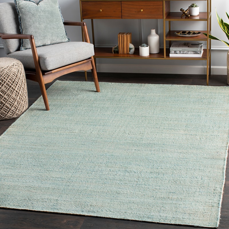 Artistic Weavers Alvito Hand Woven Solid Jute Rug - 10' x 14' - Sage