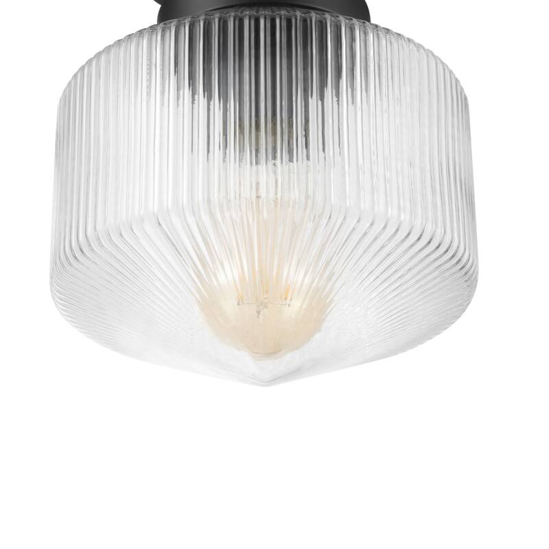 Globe Electric 91005471 Juno 7" Wide Semi-Flush Drum Ceiling Fixture