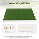 preview thumbnail 10 of 8, Costway 5 x 4 FT Golf Hitting Mat Artificial Indoor Outdoor Turf Golf - See Details