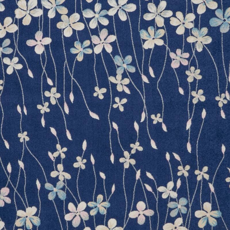 Hili Power Loomed Floral Traditional Stain Resistant Area Rug By HomeRoots - 142' X '106' X '0.5