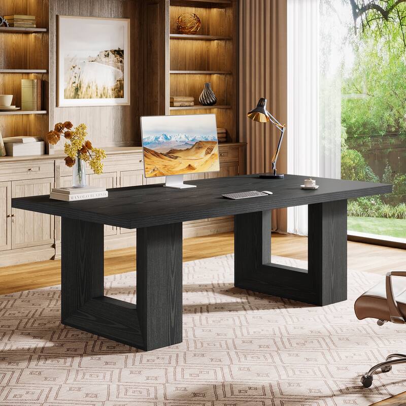 62.99" Large Home Office Desk, Computer Table for Office