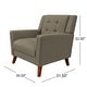 preview thumbnail 20 of 57, Candace Fabric Arm Chair and Loveseat Set by Christopher Knight Home