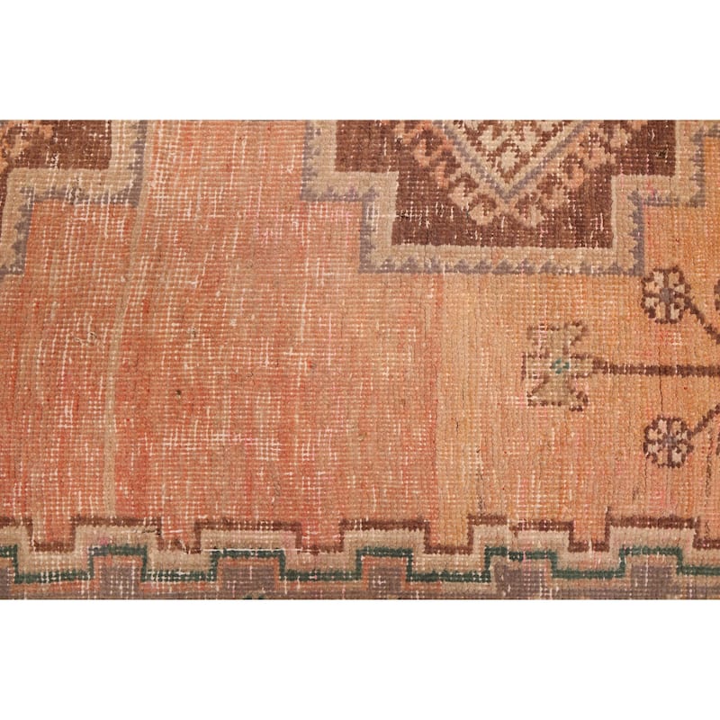 ECARPETGALLERY Hand-knotted Antalya Vintage Copper Wool Rug - 4'10 x 6'0