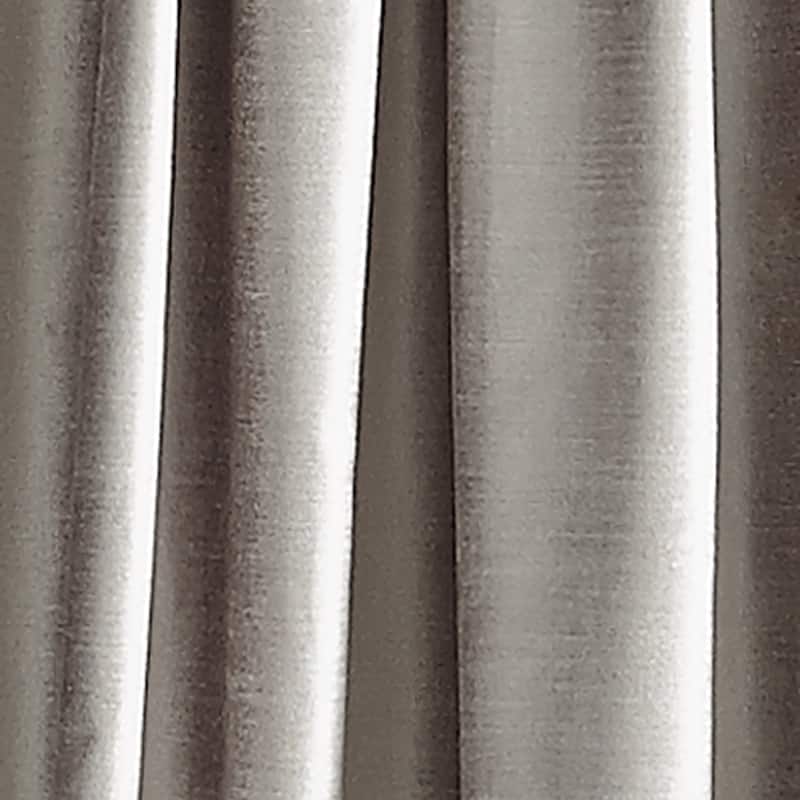 DKNY Modern Knotted Velvet Curtain Panel Pair