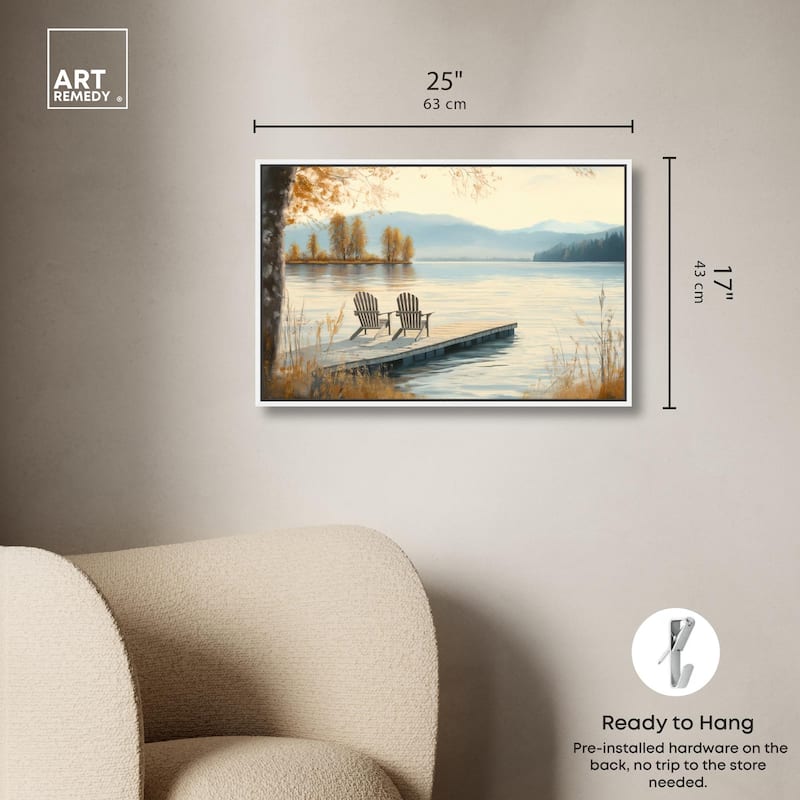 Lake of Dreams Canvas by Art Remedy