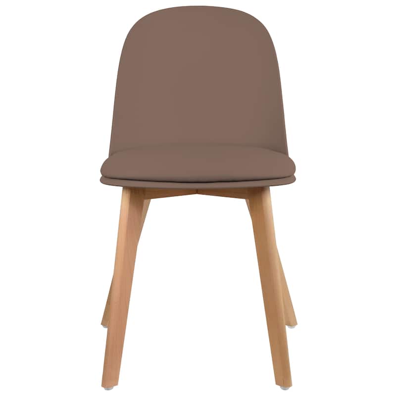 Set of 2 Modern Plastic Side Chairs with Wire Chrome Legs Ergonomic Dining Chairs for Kitchen, Dining Room, Office & Living Room