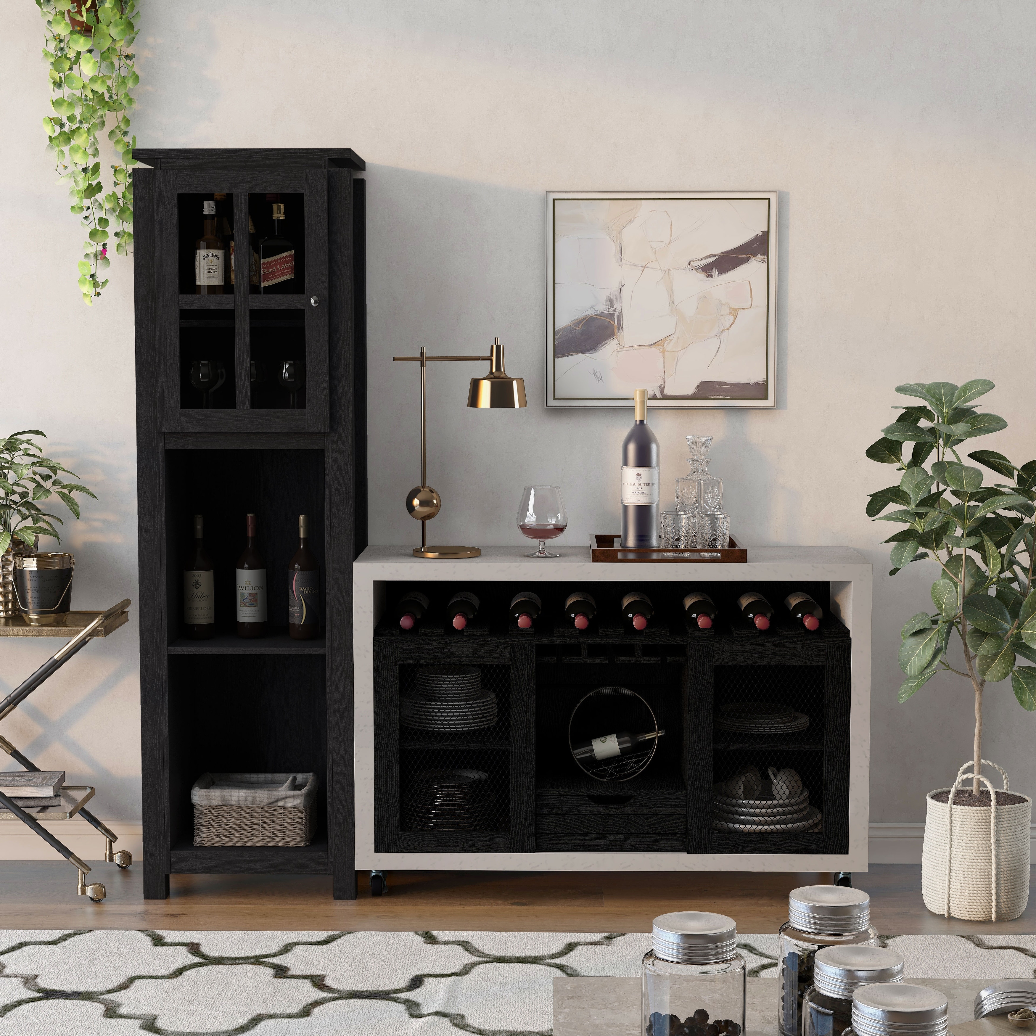 Caldwell top bar cabinet