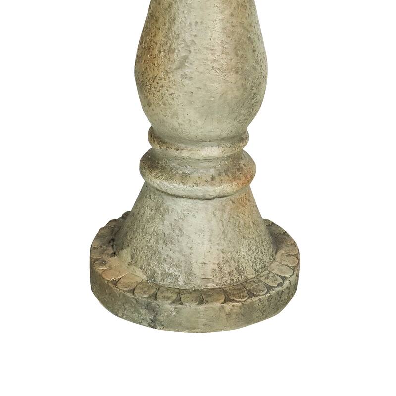 42.5" H Traditional Outdoor Water Fountain with Pineapple Finial