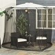preview thumbnail 6 of 6, Wooden Kids Sandbox Equipped with Backrest and 2 Storage Boxes with Lids - 47.25"L x 47.25"W x 15.75"H