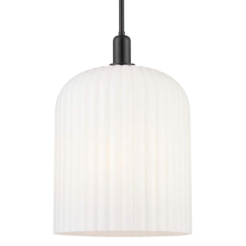 Innovations Lighting 716-3S-G559-12GWH Bridal Veil 3 Light 12" Wide - Matte Black