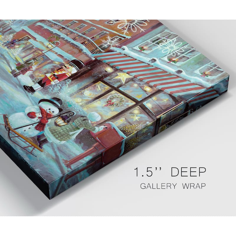 Paris Christmas-Premium Gallery Wrapped Canvas - Ready to Hang