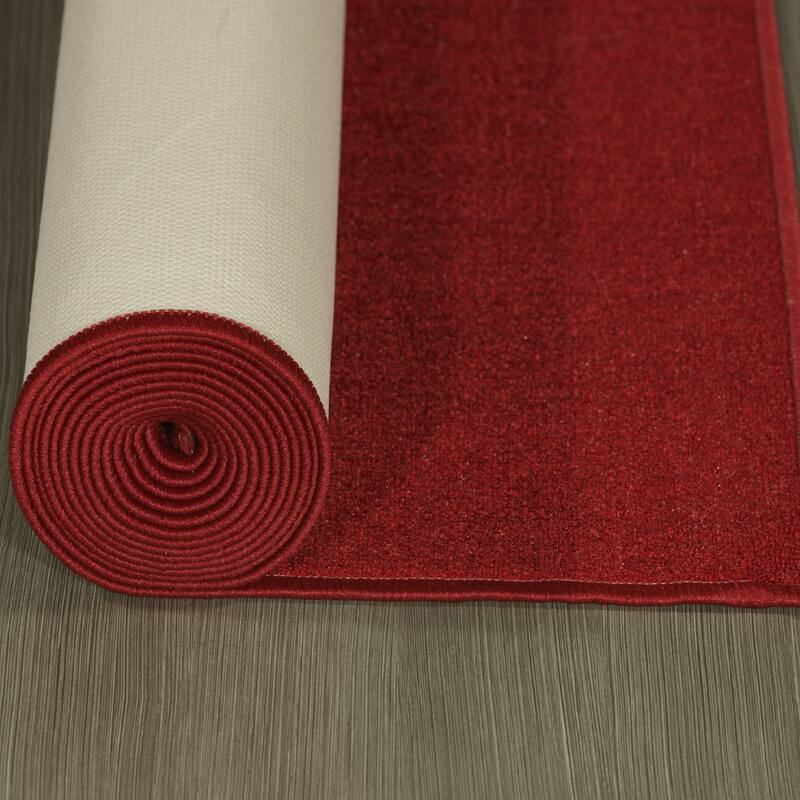 Sweet Home Stores Solid Aisle Hallway Kitchen Non-Slip Runner Rug