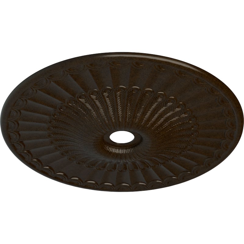 36 5/8"OD x 3 5/8"ID x 2 3/8"P Galveston Ceiling Medallion