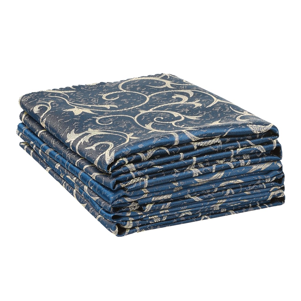 6 Pack Elegance Napkins, Floral Dinner Napkins for Party, Kitchen - 19x19 Inch