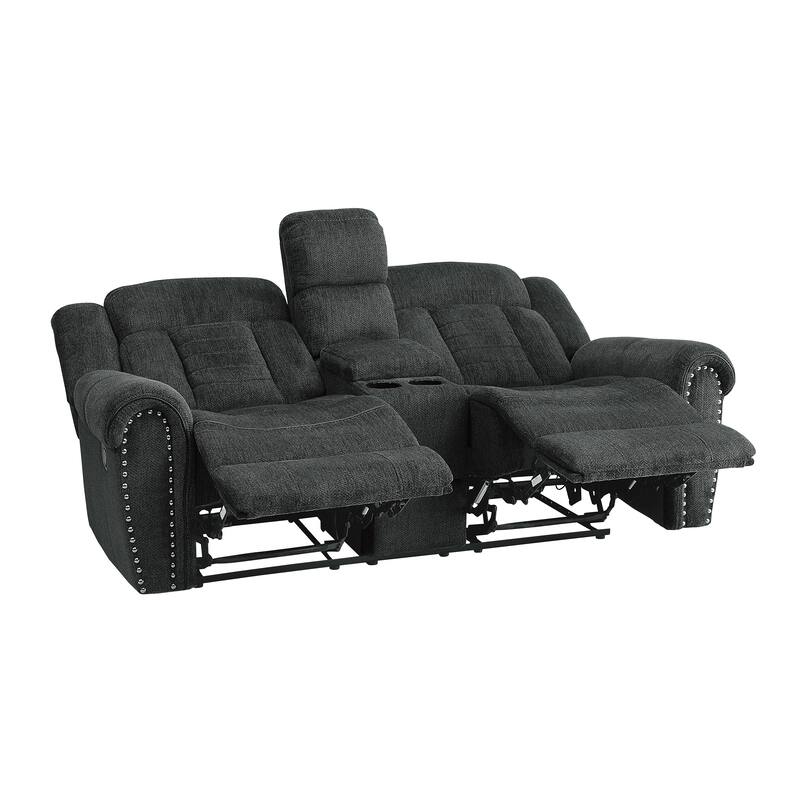 Neleh Double Reclining Loveseat with Console