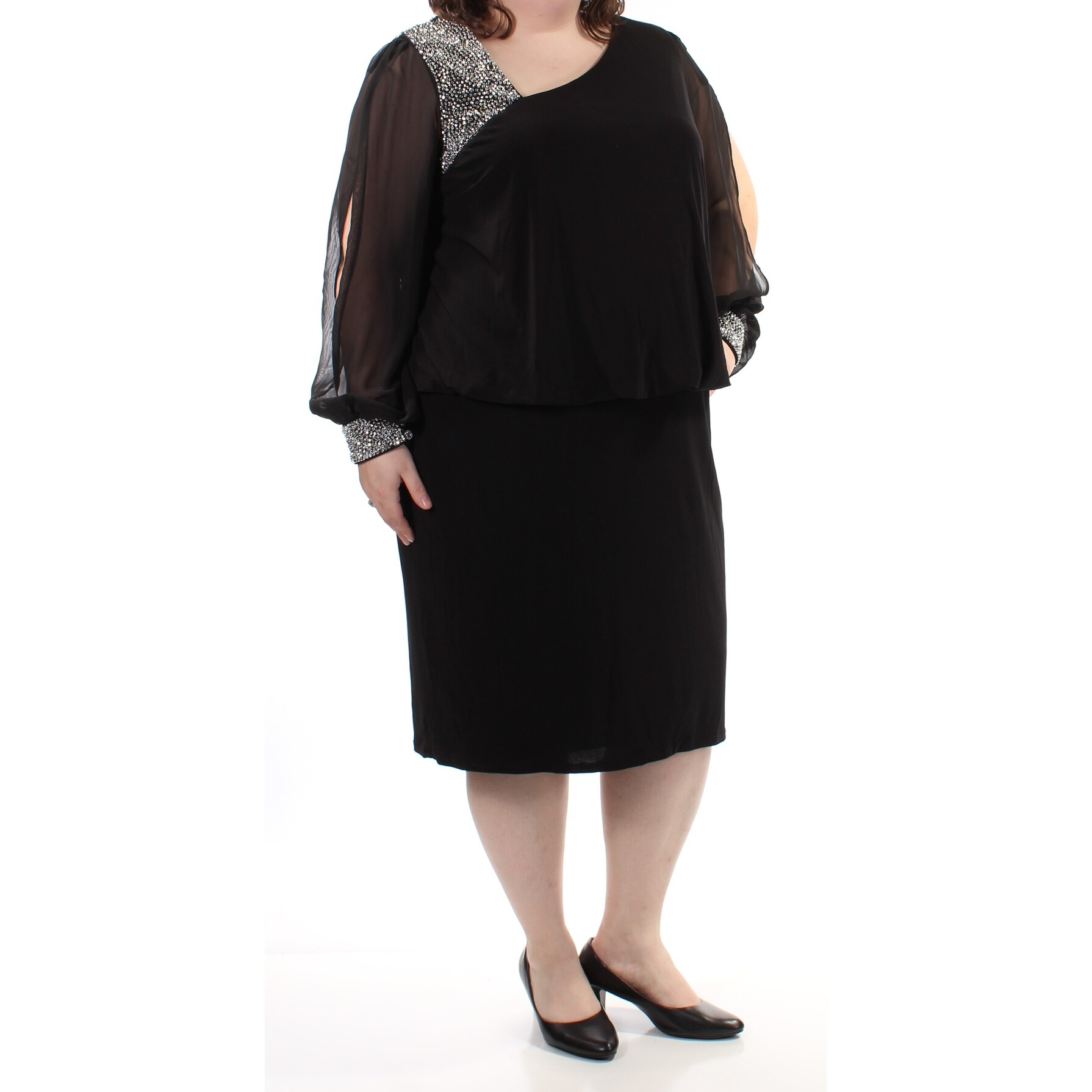 long sleeve dress size 20