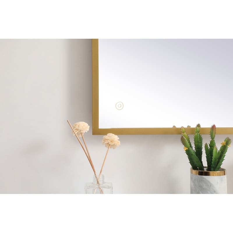 Indigo Home 20x36 inch LED mirror with adjustable color temperature