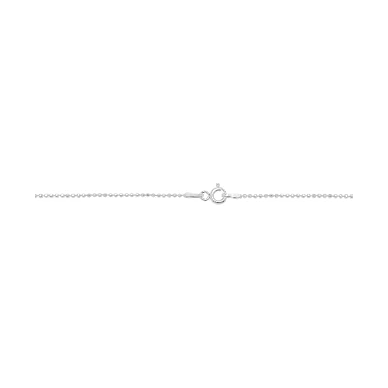 Victoria Townsend .925 Sterling Silver 1.1mm BEAD Diamond Cut Necklace in 30 inches