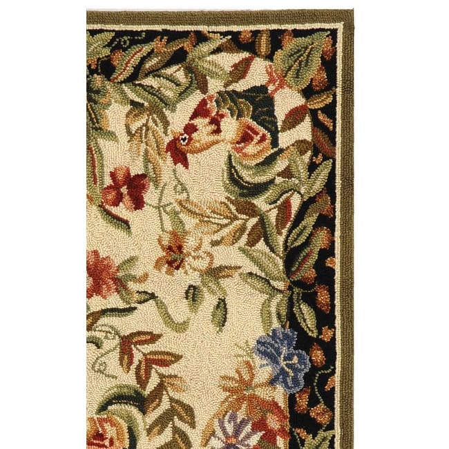 SAFAVIEH Handmade Chelsea Asmaa French Country Rooster Wool Rug