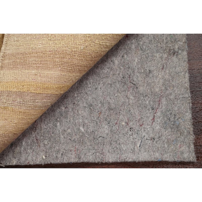 Contemporary Striped Gabbeh Kashkoli Wool Area Rug Hand-knotted Carpet - 3'1" x 5'2"