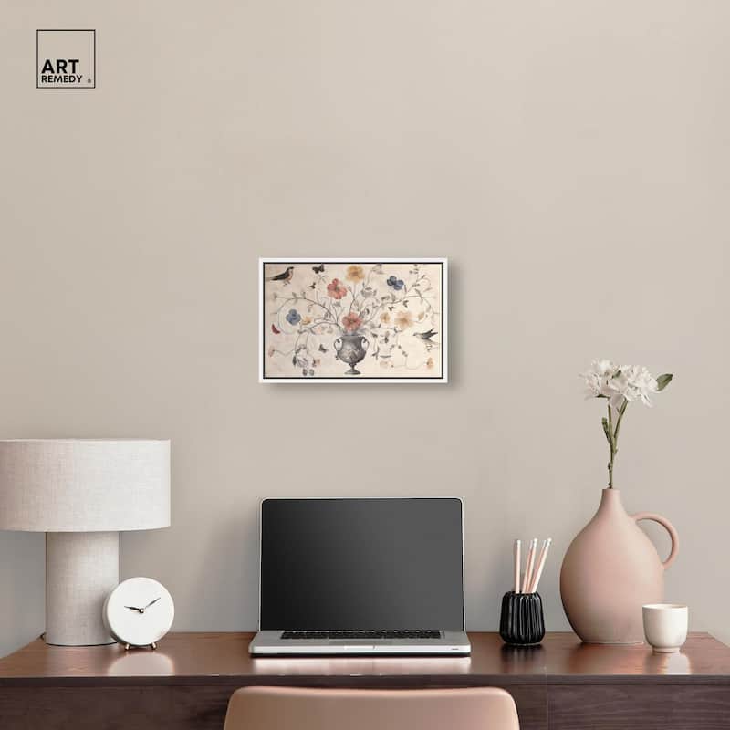Antique Bouquet Canvas by Art Remedy