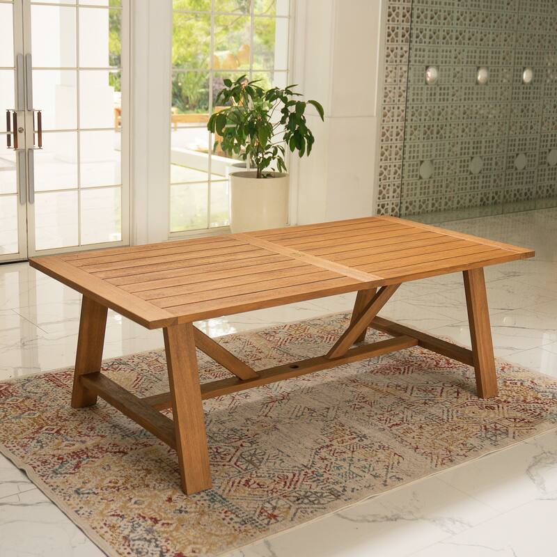 Cambridge Casual Valley Teak Wood Dining Table - Natural