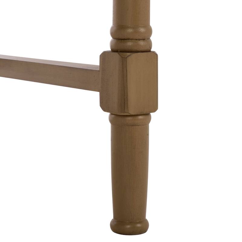 SAFAVIEH Zennure White Washed Grey Writing Desk