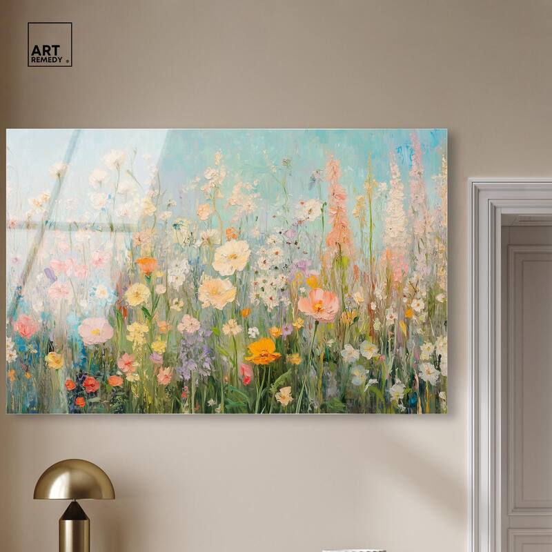 Soft Focus Flora II Acrylic by Art Remedy, Ready to Hang