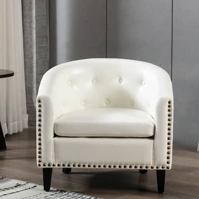 Tufted Barrel Chair Tub Chair