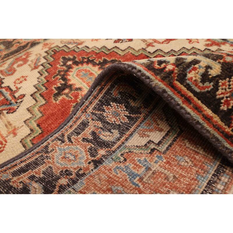 ECARPETGALLERY Hand-knotted Jules Sultane Dark Copper Wool Rug - 3'0 x 5'1