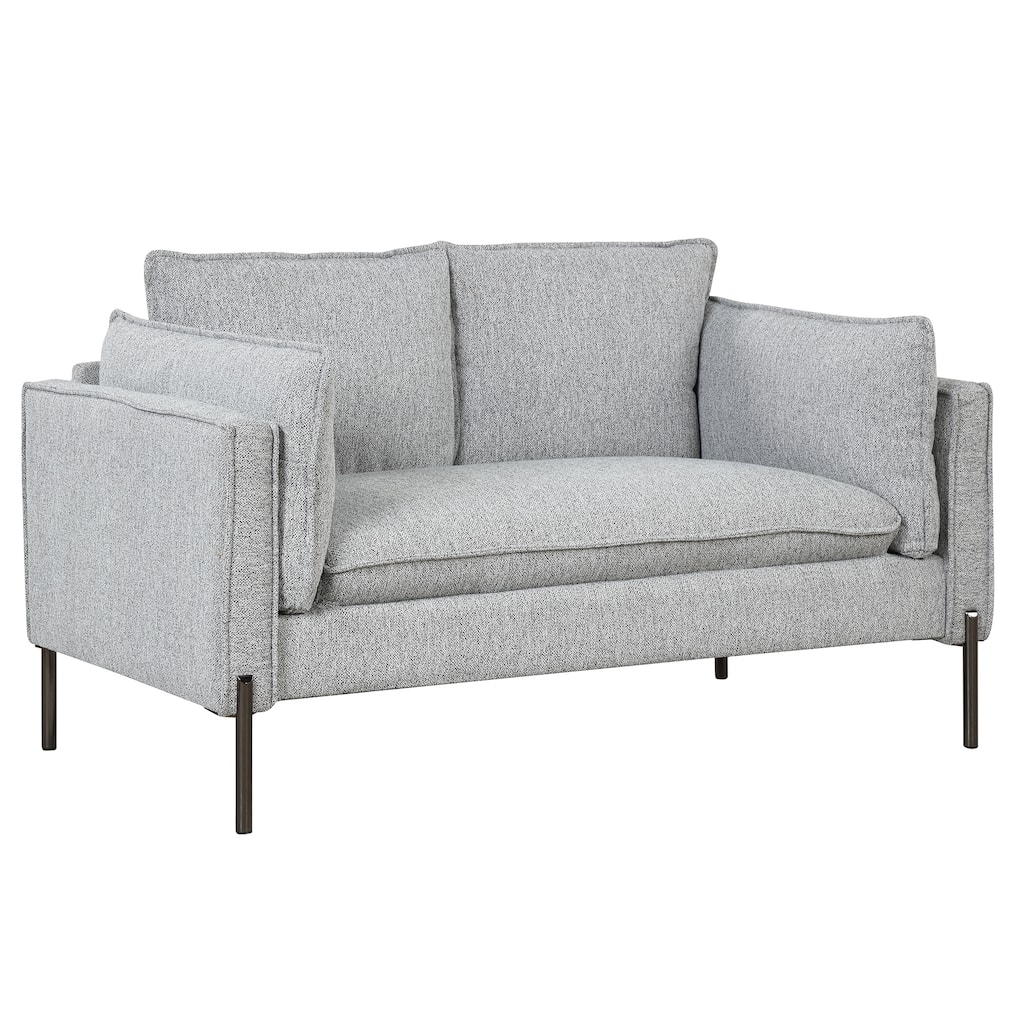 Modern Small Sofa with Comfortable Cushions and Solid Frame