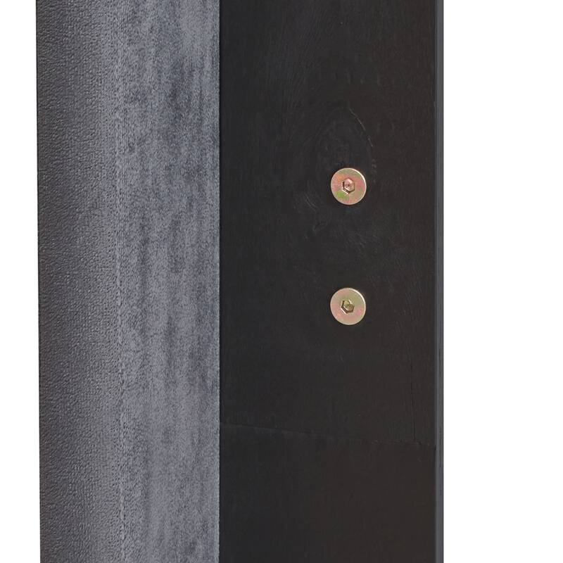 Gray Queen Velvet Button Tufted Platform Bed with Strong Slat Support