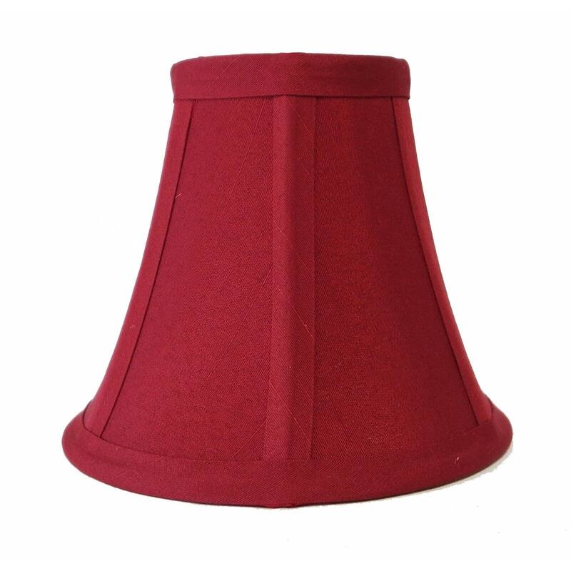 Set of 8 Mini Bell Candelabra Lamp Shade for Chandelier, 3x6x5in (Clip