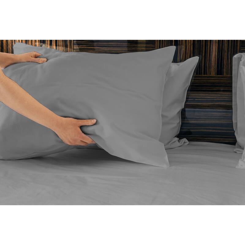 2-Piece Pillowcase Set, 100% Bamboo Breathable 320 Thread Count Pillow Case