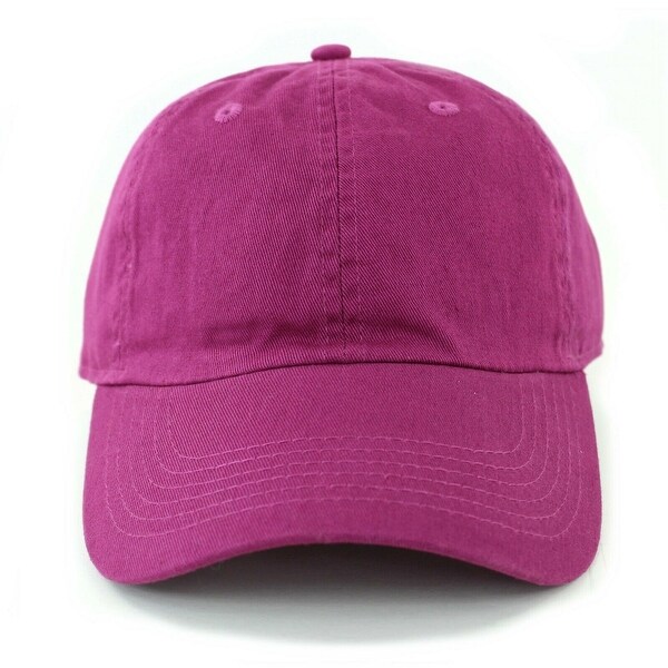 plain pink baseball cap