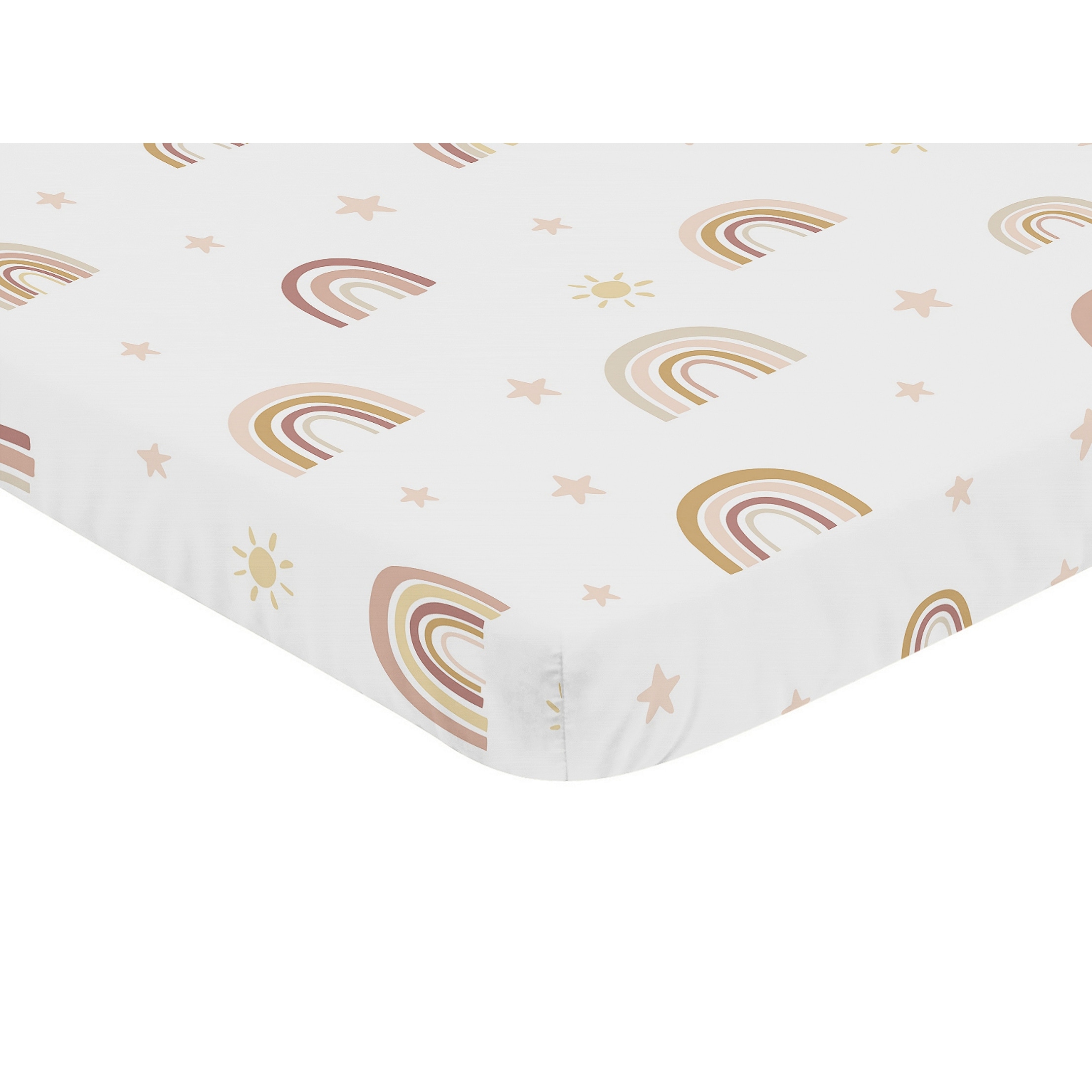 Rainbow mini shop crib sheets