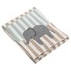preview thumbnail 2 of 0, SAFAVIEH Baby Collection Harlo Throw - Beige / Teal - 32" x 40" - 32" x 40"