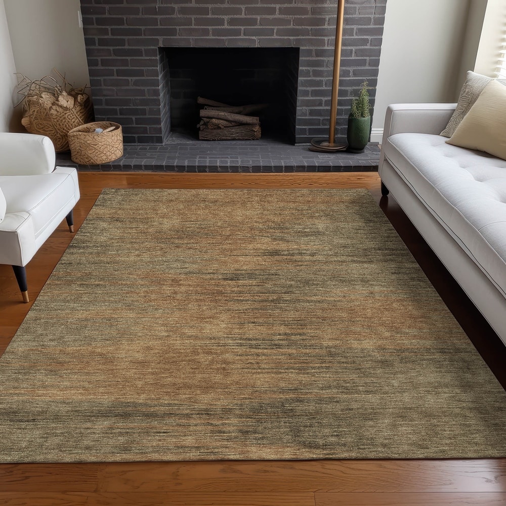 Premium Washable Super Soft Solid Ombre Mayfield Rug