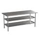 preview thumbnail 11 of 21, NSF Stainless Steel 18 Gauge Work Table