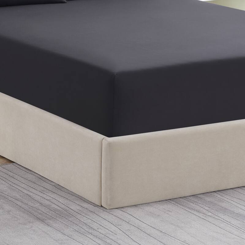 1500 Supreme Collection Microfiber Flannel Fitted Sheet