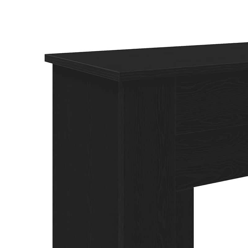 vidaXL Fireplace Surround 35.4x11.8x35.4" Engineered Wood