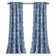 preview thumbnail 52 of 52, Lush Decor Dolores Light Filtering Floral Bird Print Curtain Pair Panels