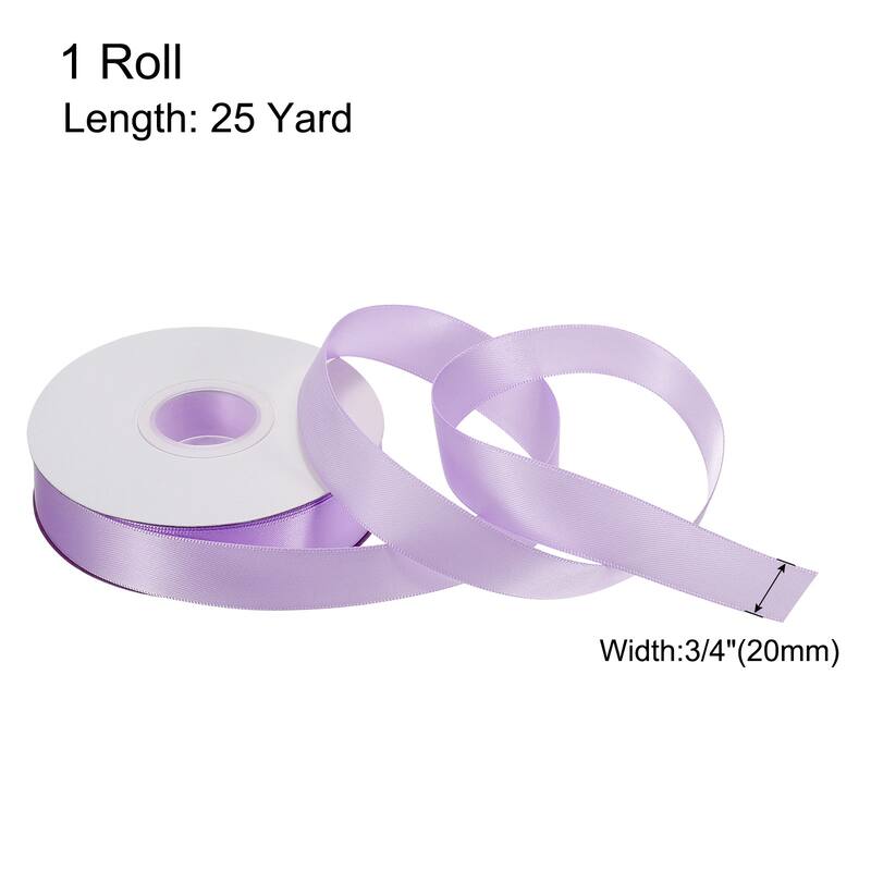 Satin Ribbon Grosgrain Valentine Solid Double Face Wedding Ribbon
