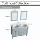 preview thumbnail 3 of 10, Hanover Callimont 47-In. Bathroom Vanity Set includes Sink, Countertop, plus Cabinet, 4 Doors, 3 Drawers & 2 Mirrors, Blue